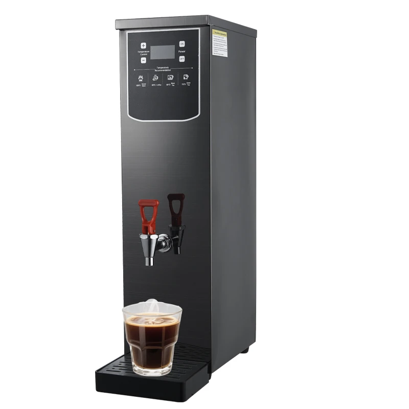 Electric Water Boiler 20L, 2500W Stainless Steel Hot Water Dispenser, Quantitative Output for Coffee Tea Shops, Commercial Use