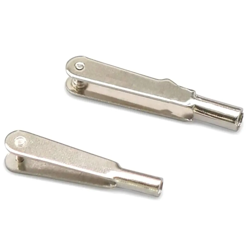5Pcs M2/M3 Metal Clevis Screw Spare Part DIY Rod Connector Clamp Chuck Pull Rod Connector Arm Link Tie Rod RC Accessories
