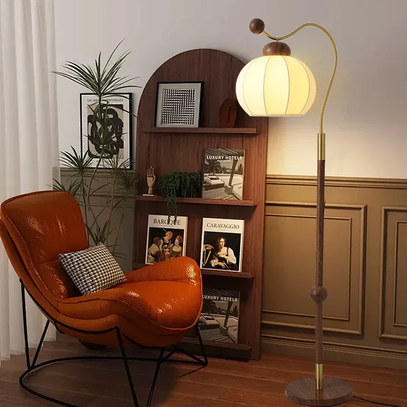 TINNY Contemporary Floor Lamp Luxury Living Room Bedroom Study Villa Hotel LED Retro Creativity Decorative Standing Light