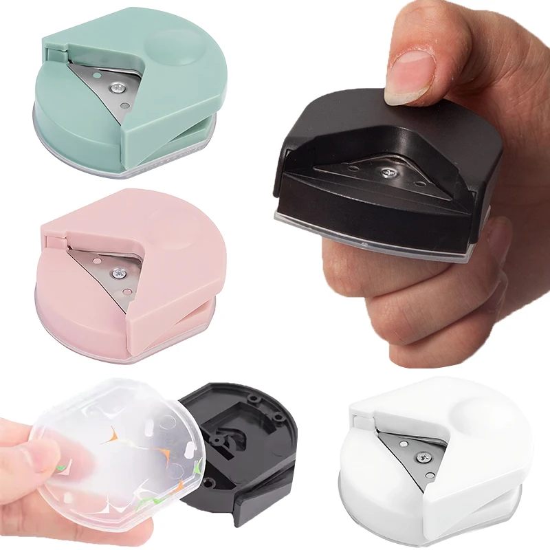 1 قطعة قاطع دائرة المحمولة المحمولة 4 مللي متر نصف القطر الزاوية آلة مستديرة ل ورقة صور بطاقة بريدية سجل القصاصات مكتب لتقوم بها بنفسك أداة للحرف اليدوية ZYF #1