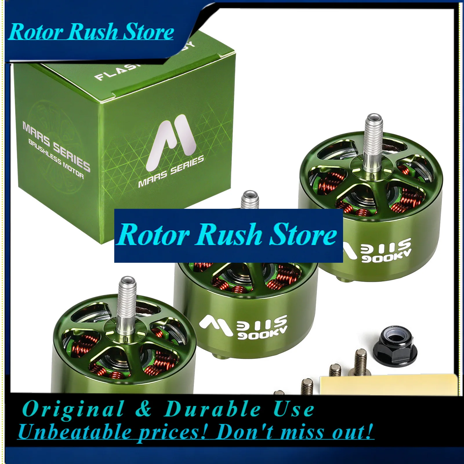RoRuS4PCS FLASHHOBBY Mars M3115 브러시리스 모터 900KV 3-6S LiPo FPV 프리스타일 장거리 DIY 부품용