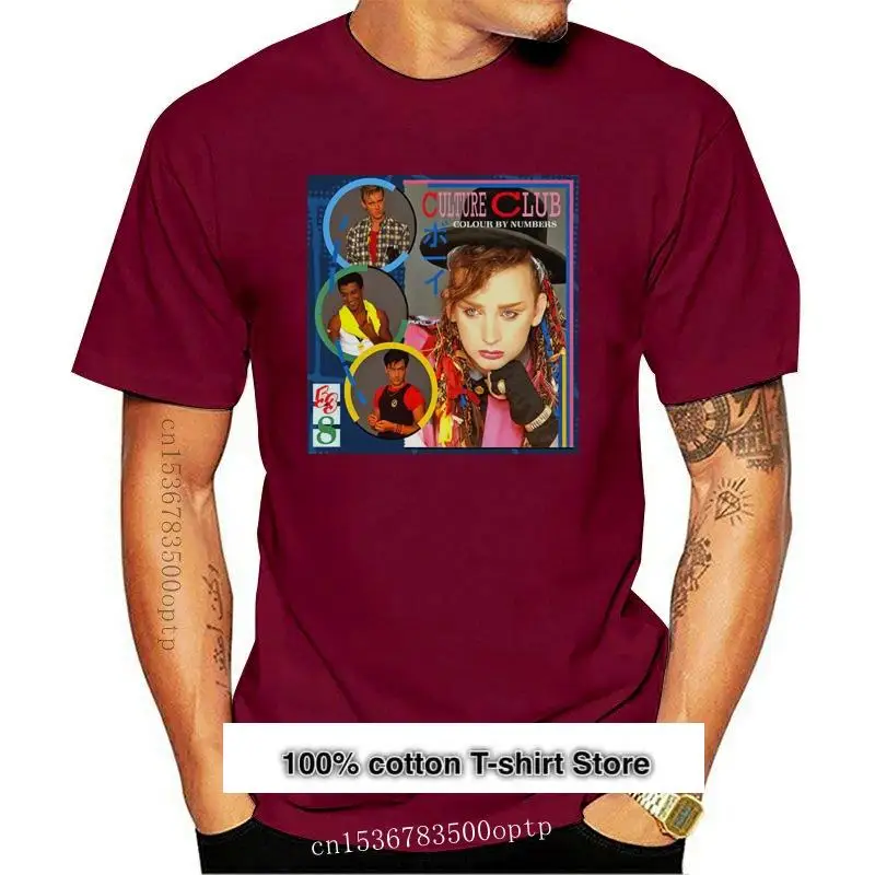 Camiseta Unisex de George Culture Club Colour By Numbes, camiseta moderna de marca B369, novedad