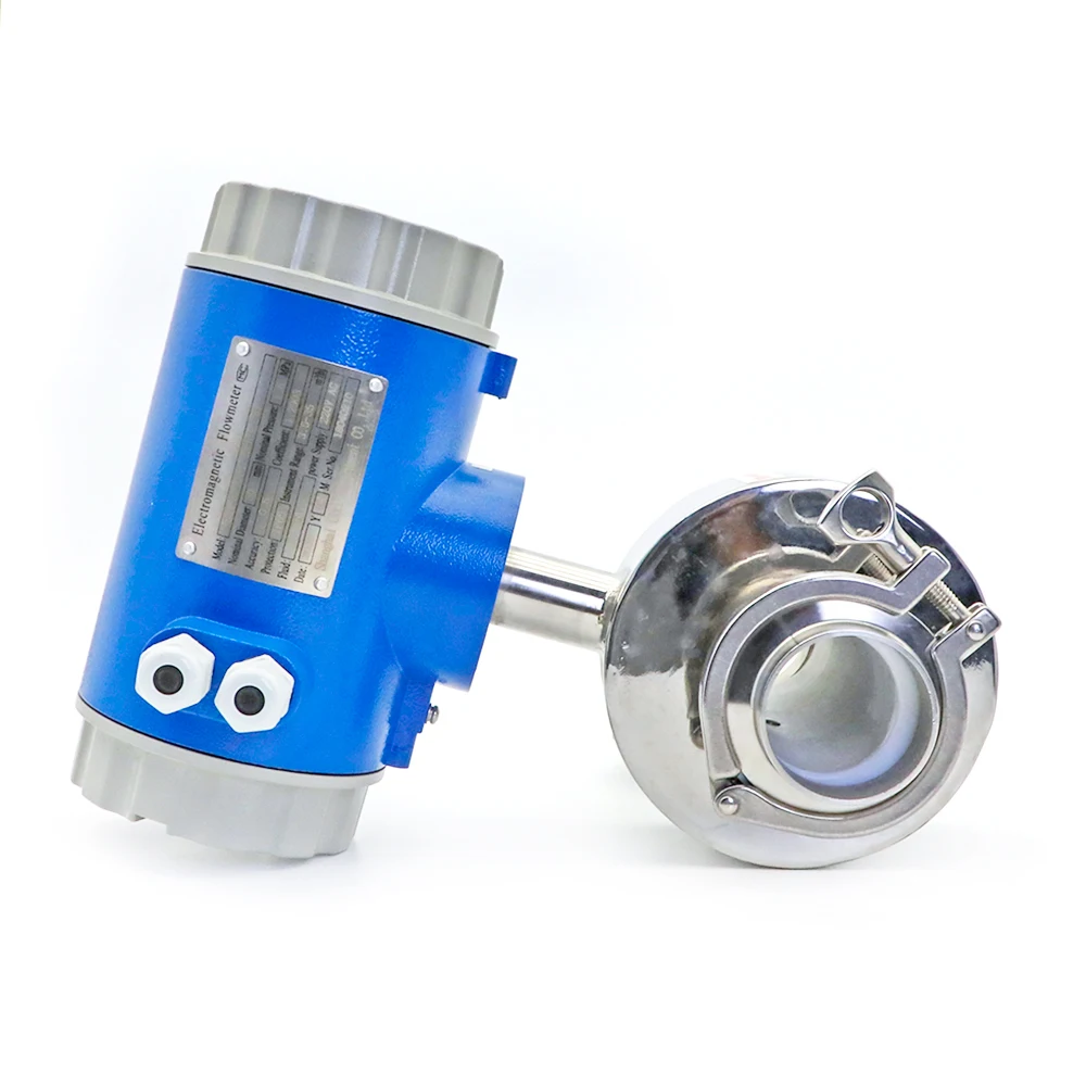 Low Cost Electromagnetic Flowmeter for Sewage Wastewater Magnetic Chemical Water Flow Meter Industrial Process Measurement