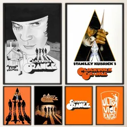 A Clockwork Orange Poster Fancy Poster Wall Sticker for Living Room Bar Vintage Decorative Painting Middle