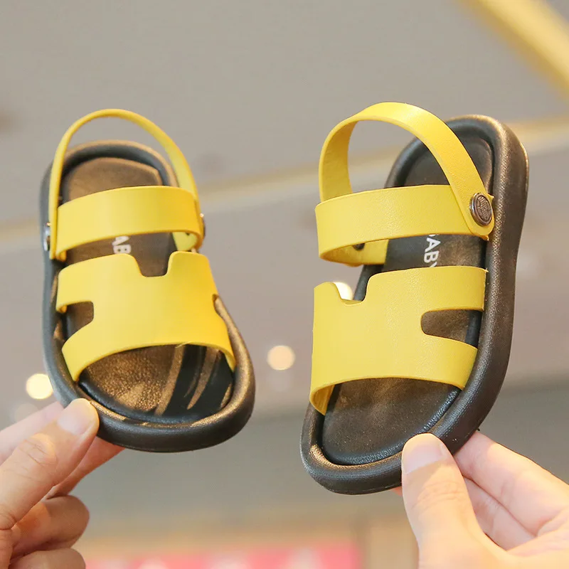 Sandalias Kid Sandals Girl Boy Sandals sandali estivi per bambini sandali da spiaggia per bambini PU Leather Girls Boys Shoes scarpe per bambini