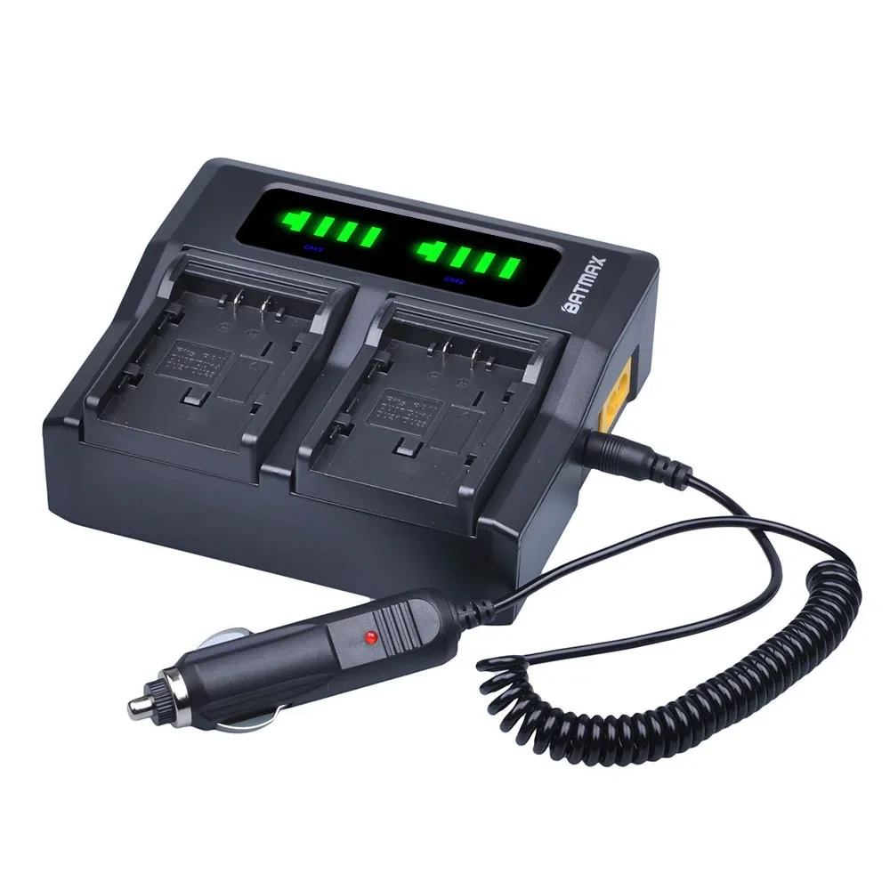 

Ultra Fast LED Dual Charger VW-VBG6 VW VBG6 VWVBG6 for Panasonic AG-HMC154ER HMC154GK AGHMC154P