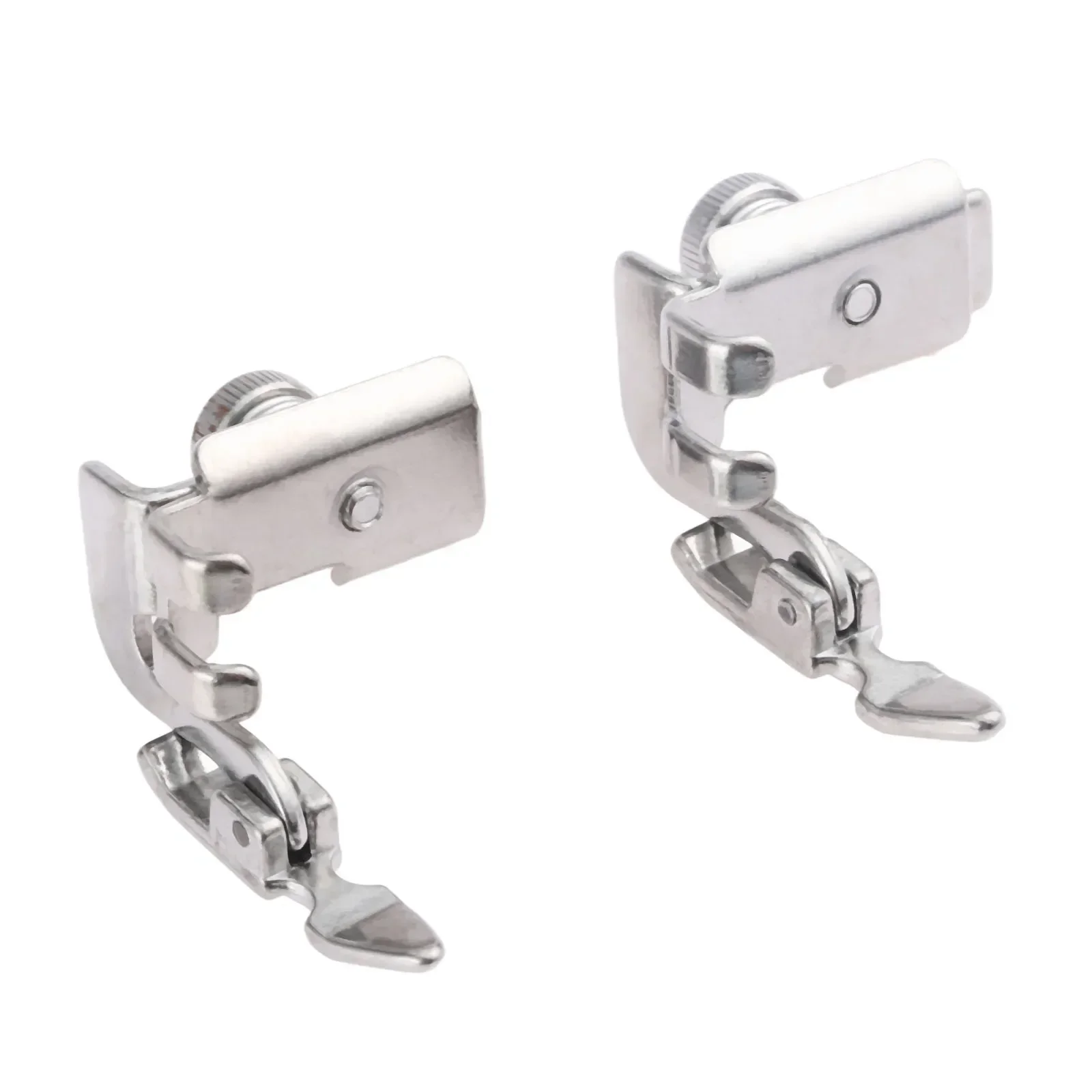 1 шт. металлическая Регулируемая невидимая Для Застежек-молний, рельефного рубчика лапка подходит для всех низкая лапка Singer, brother, Janome