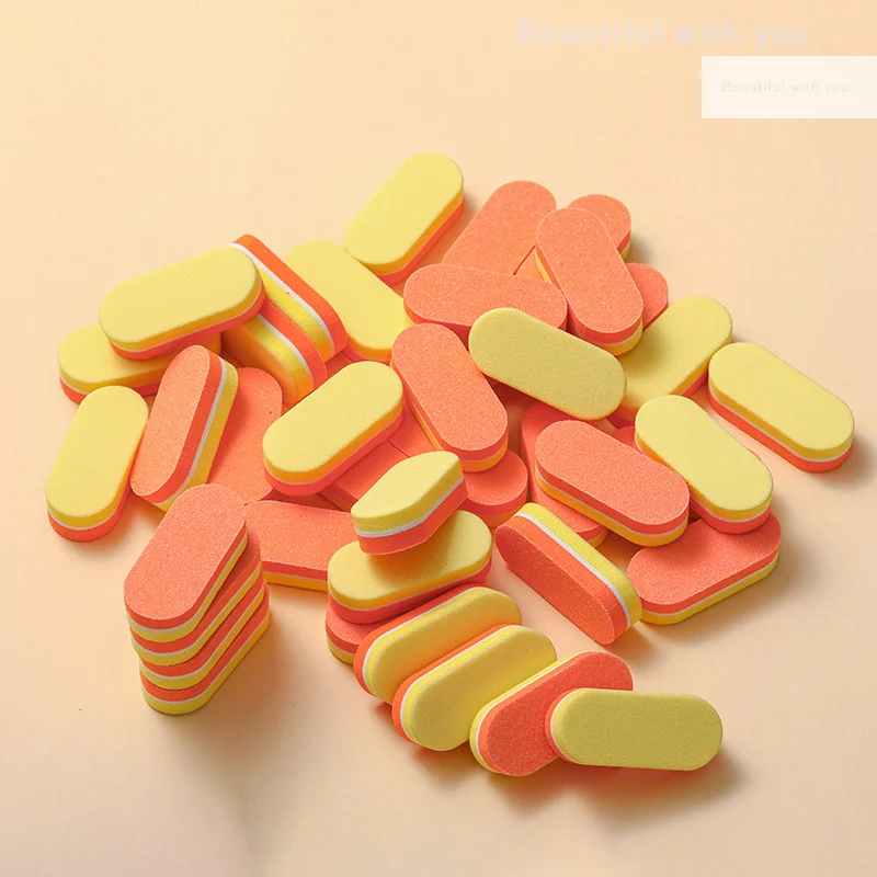 

New10pcs Professional Mini Sponge Nail Art Buffer Sandpaper Manicure Sanding Polishing Nails File Grinding Equipment Tool