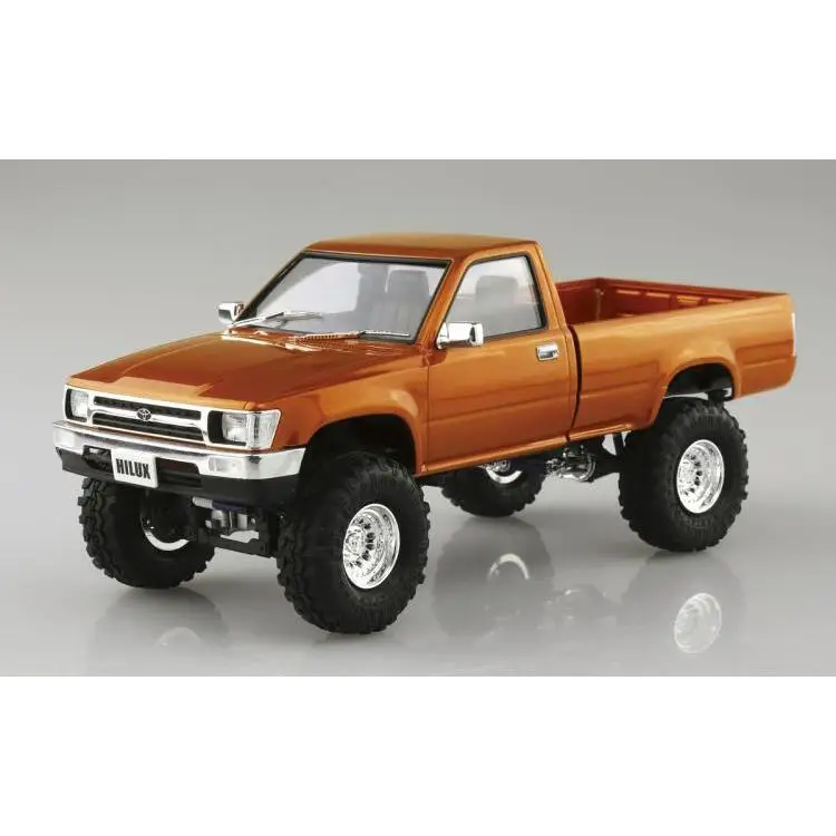 Prefabricated assembly model Aoshima-20229-A 1/24 RN80 Hilux Long Bed Lifting Up 1995 car model kit
