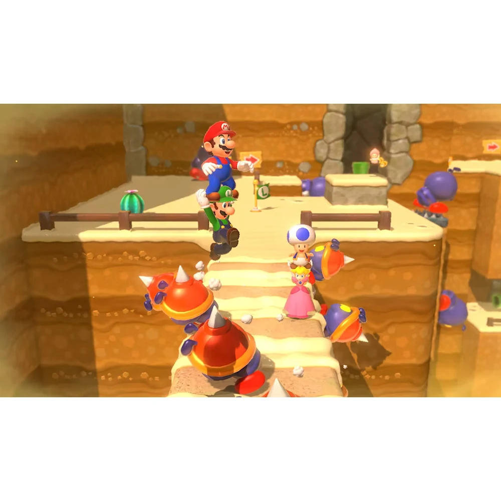 Nintendo Switch 100% 用のスーパーマリオ3Dワールドゲーム,公式の物理