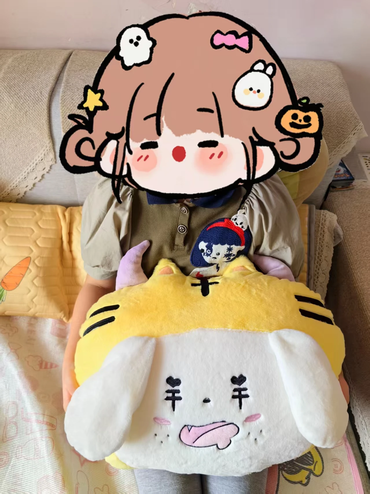 

Предпродажа Fanmade Gmmtv Thai Star Perthchimon Solcute 40 см Подушка