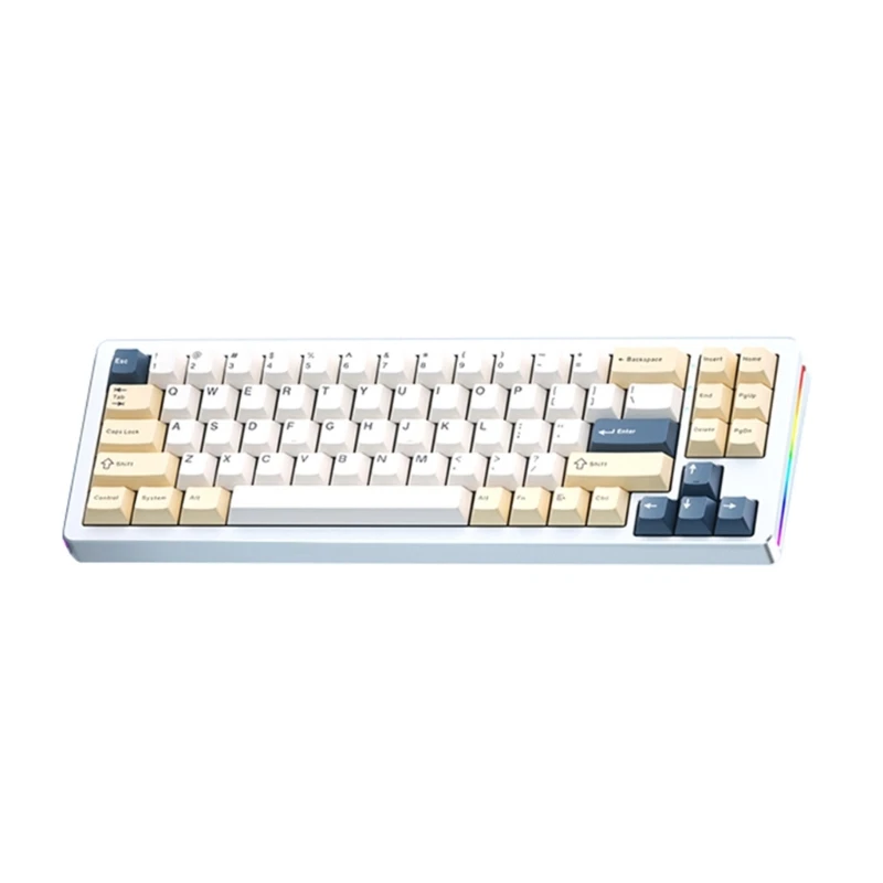 

M71 71Keys Gaming Keyboard TypeC Wire Mechanical Keyboard BT5.0 2.4Ghz RGB Light Hot-Swap Keypad Gasket Structure