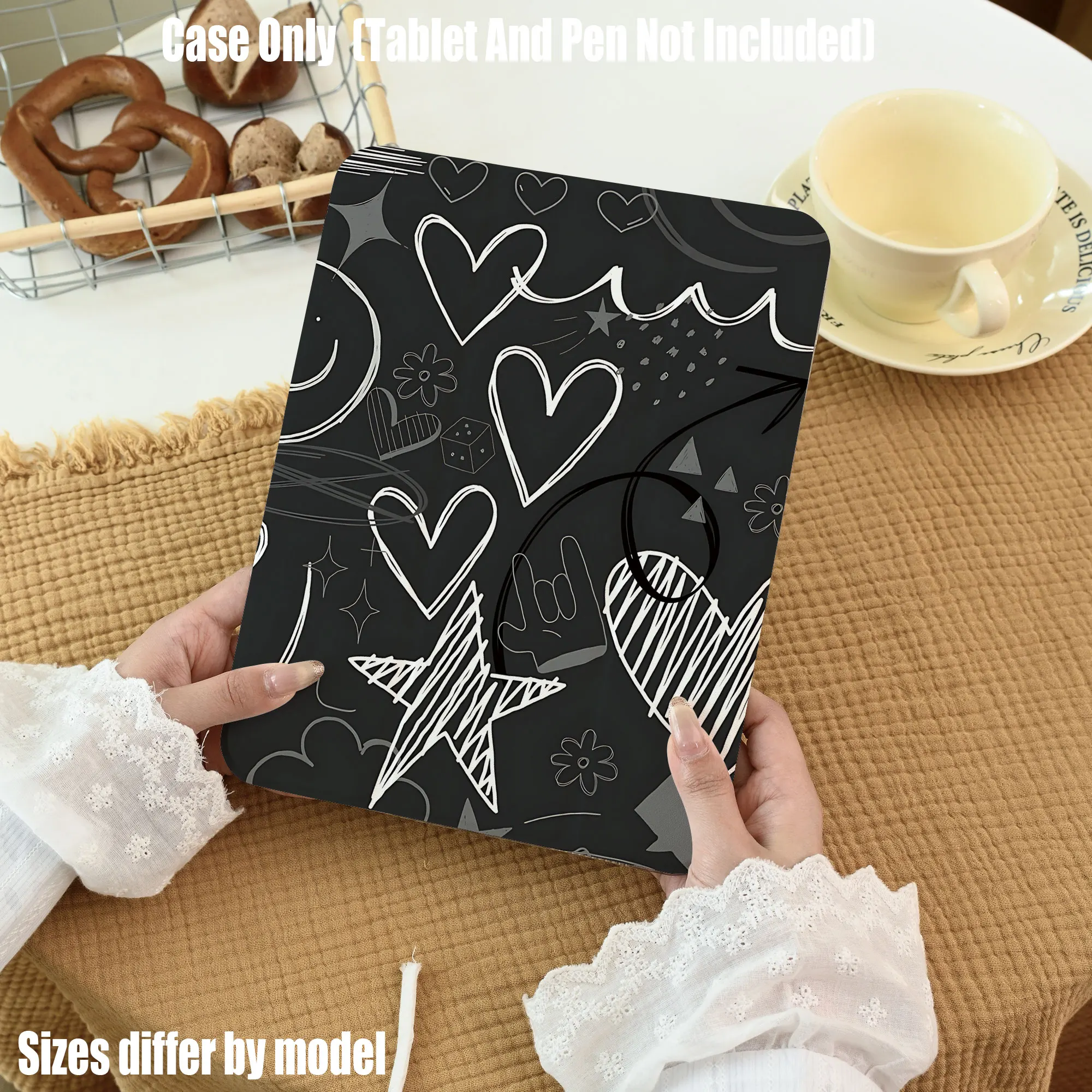 Slim Fit Premium TPU Tablet Cover, Shockproof Durable Lightweight Protective Case for iPad Samsung Huawei Honor Redmi Xiaomi