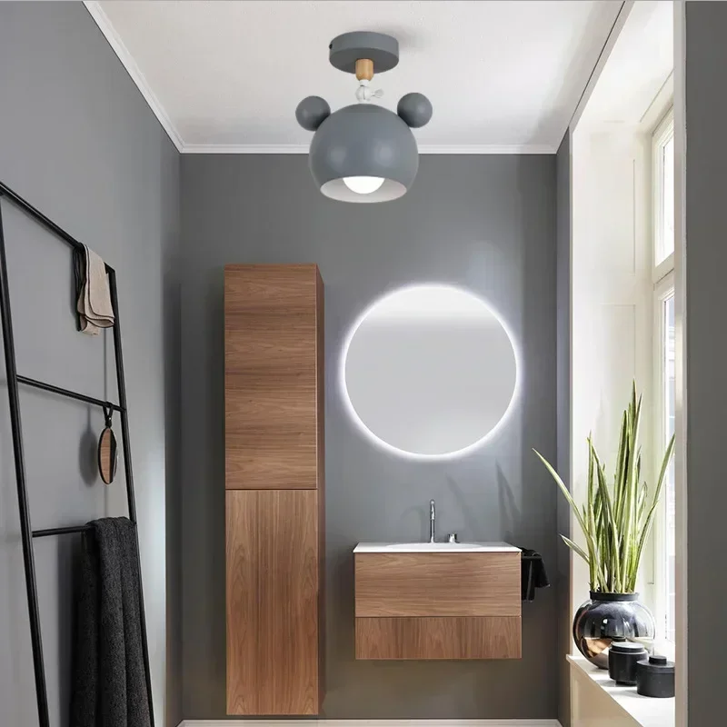 

Macaron Creative Porch Balcony Corridor Children's Room Cartoon Decorative Lamps Nordic Bedroom Small Ceiling