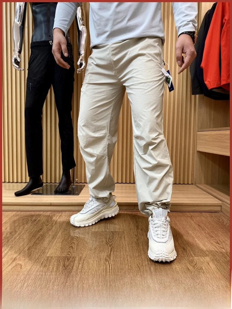 

Waterproof Outdoor Casual Pants Couple Sle Spring Summer Thin Soft Windproof Tee-Proof Fabric Youth Active Sle Long Tro...