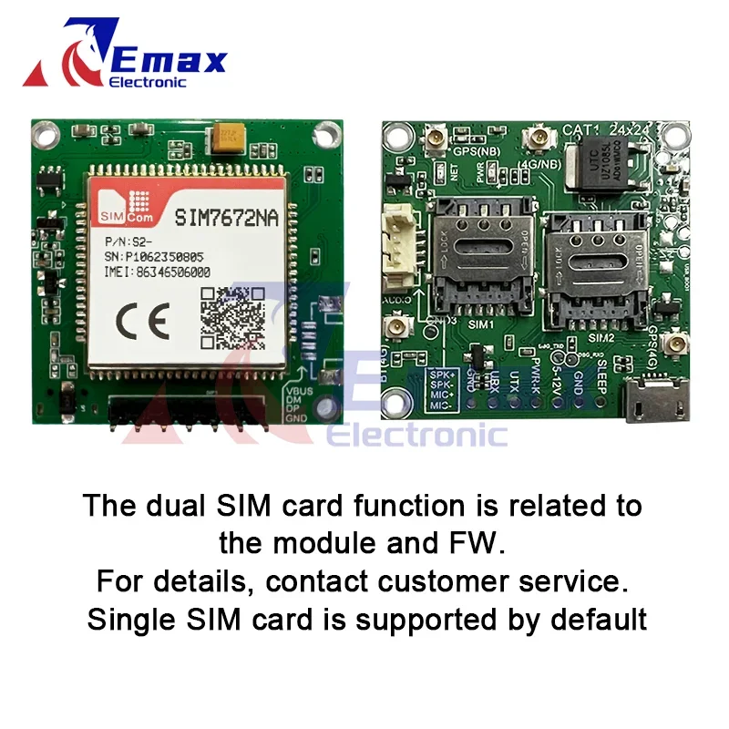 SIMcom SIM7672NA اللوحة الأساسية SIM7672NA مجلس التنمية LTE CAT1 + 4G + GPS غير مدعوم GPS