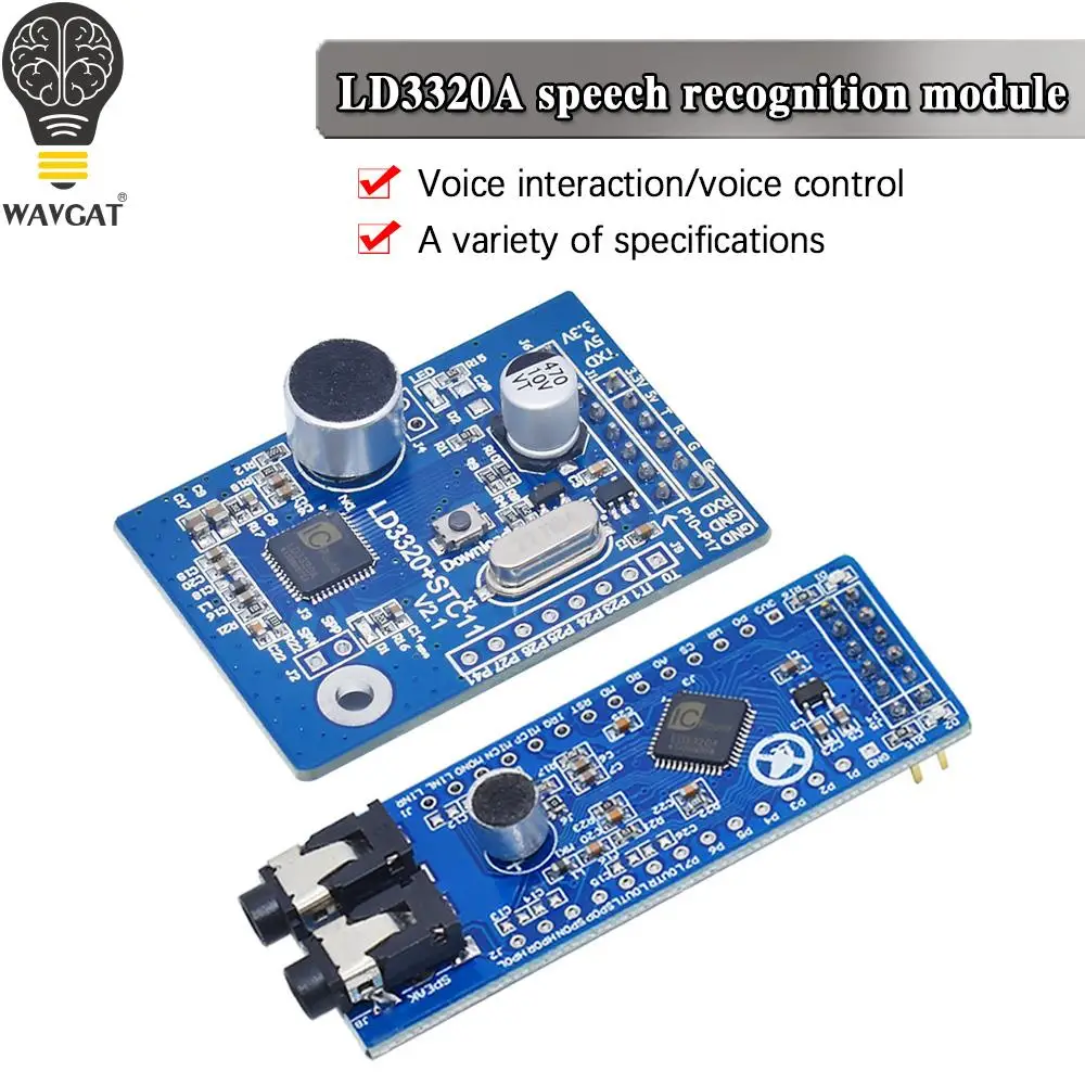 official LD3320 speech recognition module nonspecific human speech, voice control module development board LD3320A for arduino