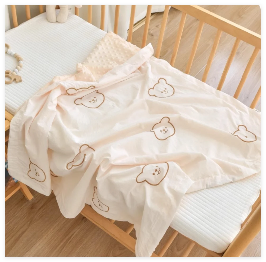 

Летнее детское одеяло, хлопковое детское пеленальное одеяло для новорожденных, одеяла для кроватки с вышивкой, детское одеяло для мальчиков и девочек