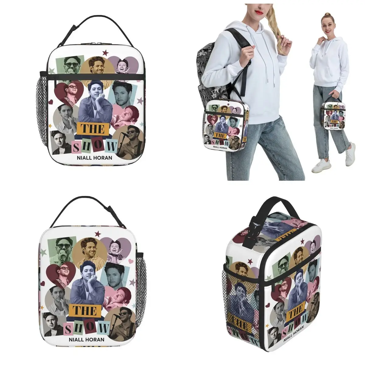 The Show Niall Horan 2024 Merch Insulated Lunch Bag For Travel Food Box Reusable Thermal Cooler Lunch Box