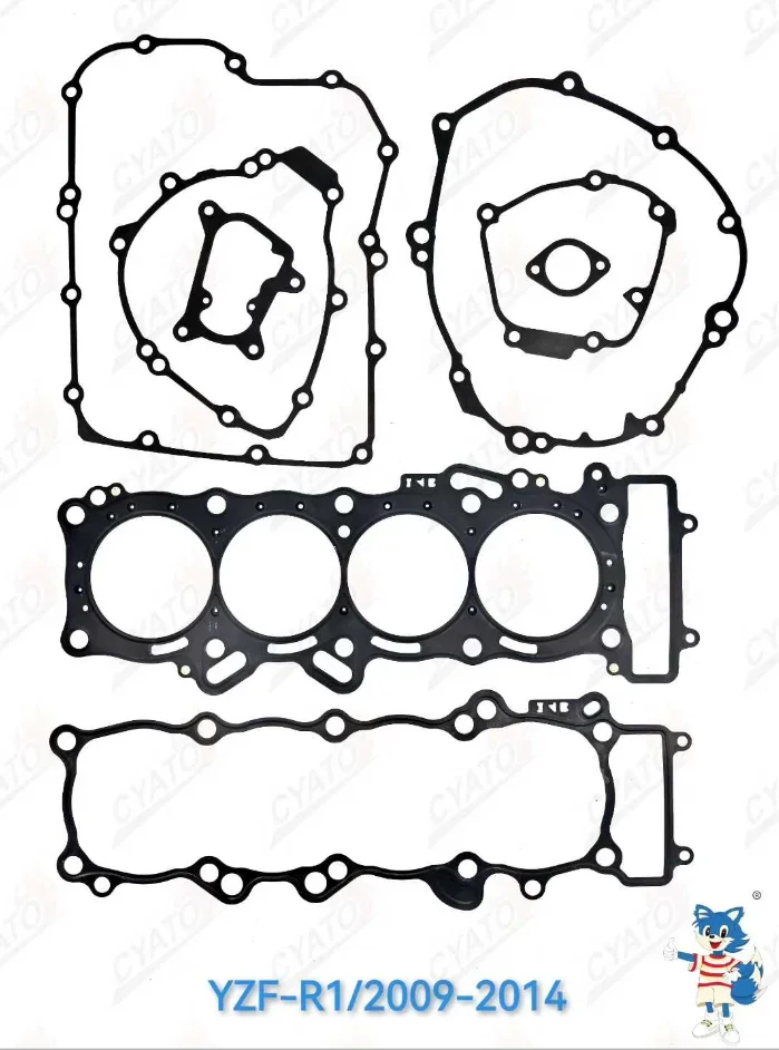 

Для Yamaha R1 YZFR1 YZF-R1 2009-2014 2010 2011 WHB аксессуары для мотоциклов, крышка картера головки блока цилиндров, комплект прокладок масляного поддона