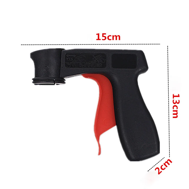 Adaptador de pistola pulverizadora para el cuidado de la pintura, aerosol Universal, mango de PISTOLA DE PULVERIZACIÓN, mantenimiento de coche, muebles, herramienta de pintura de pared, 1 ud.