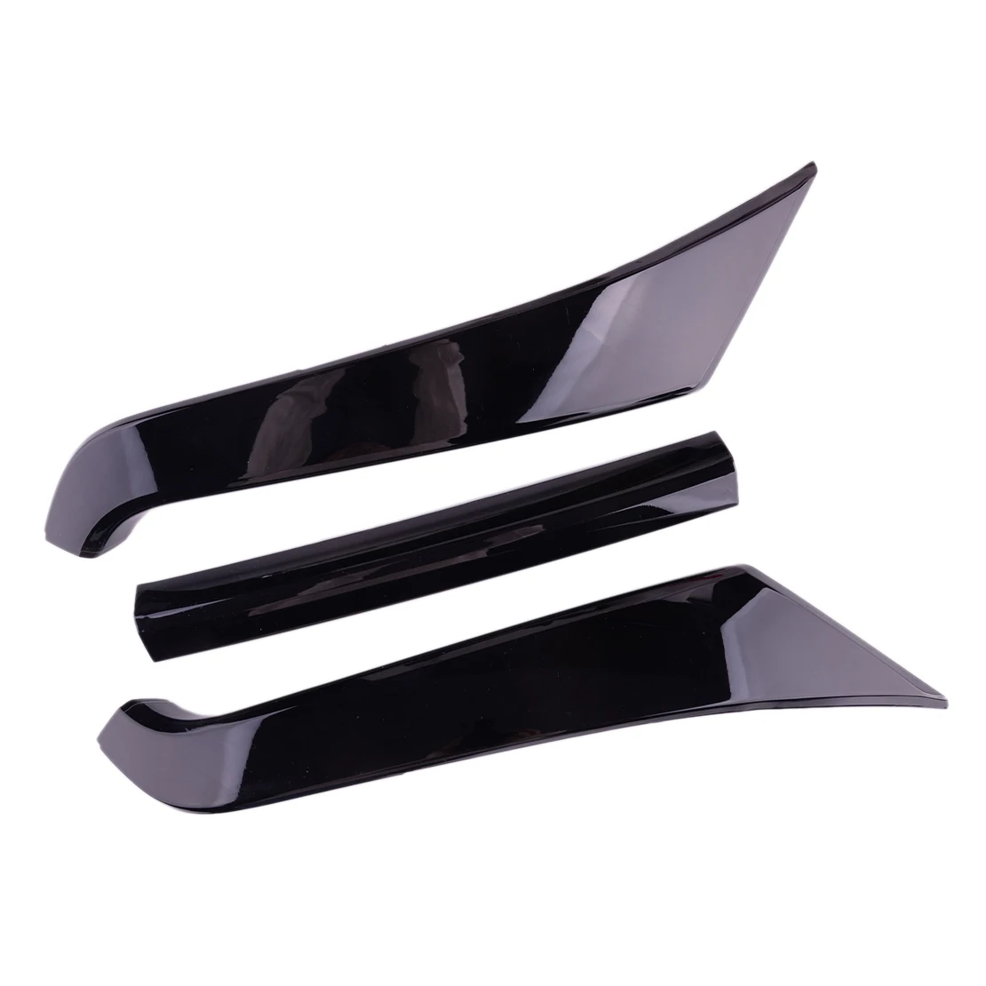 3Pcs Front Grille Frame Cover Trim Fit for Nissan Altima 2019 2020 2021 2022 Glossy Black ABS