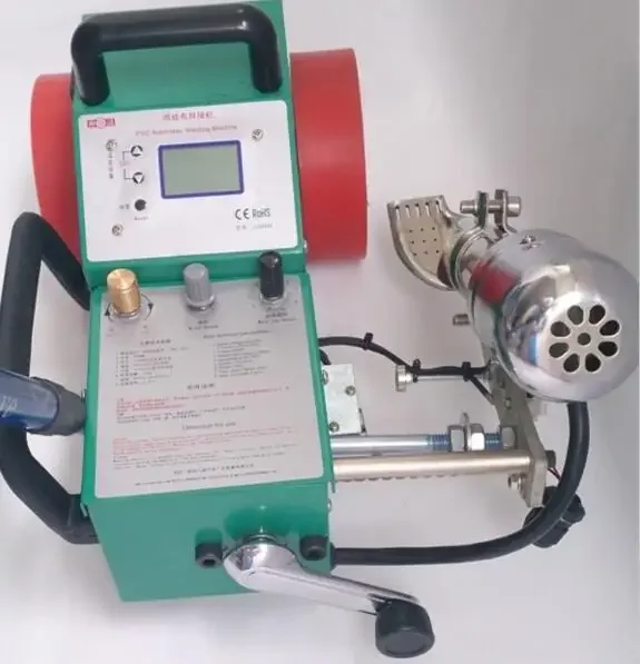 ماكينة خياطة حرارية من القماش للطباعة LC-3000C، ماكينة لحام أوتوماتيكية لافتة الهواء الساخن PVC المقاومة للماء