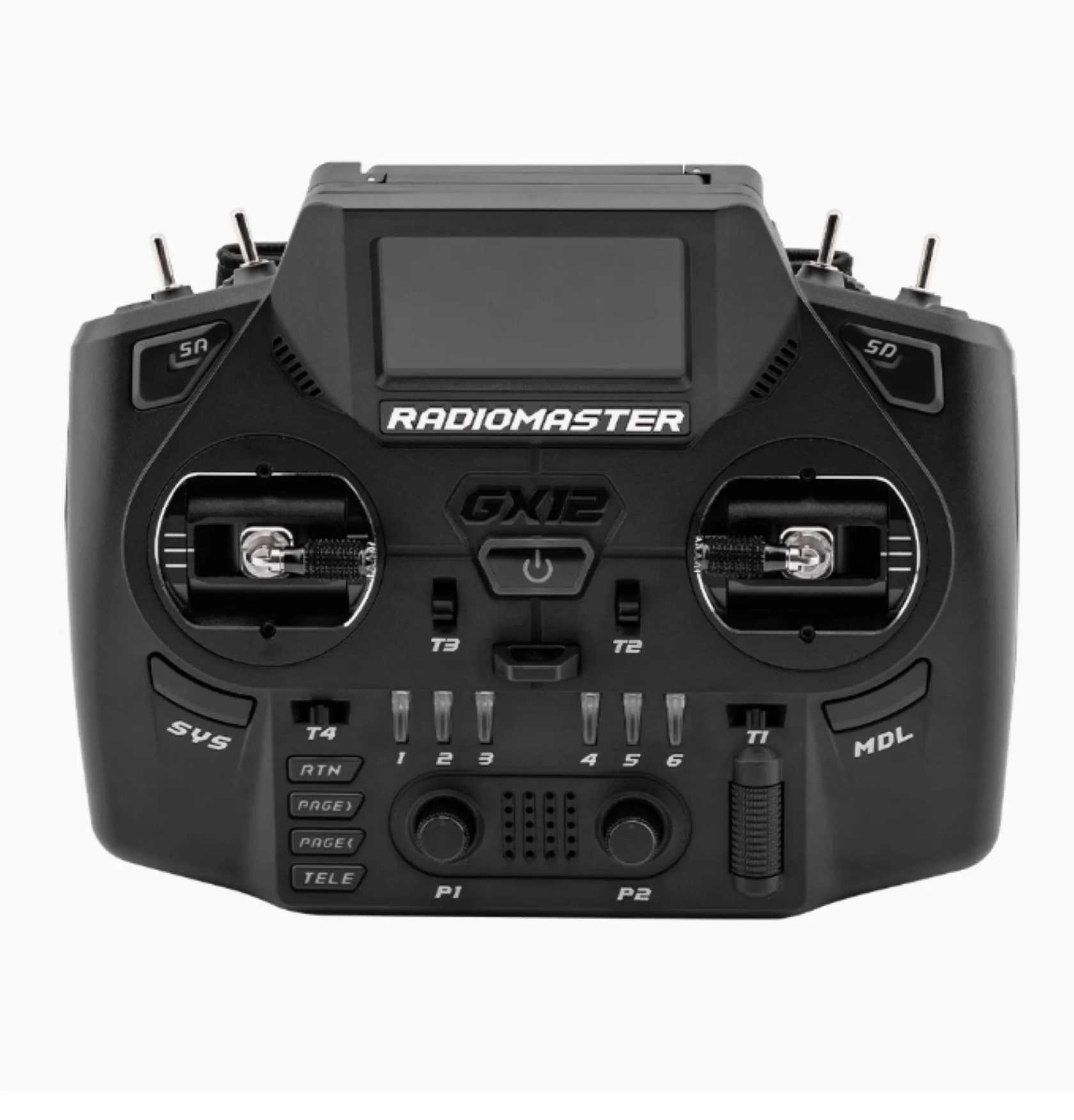 Original Radiomaster 1000HZ 3D Digital CNC Hall Gimbal Dual Band Antenna Gemini XROSSBAND EXpressLRS Radio Controller GX12