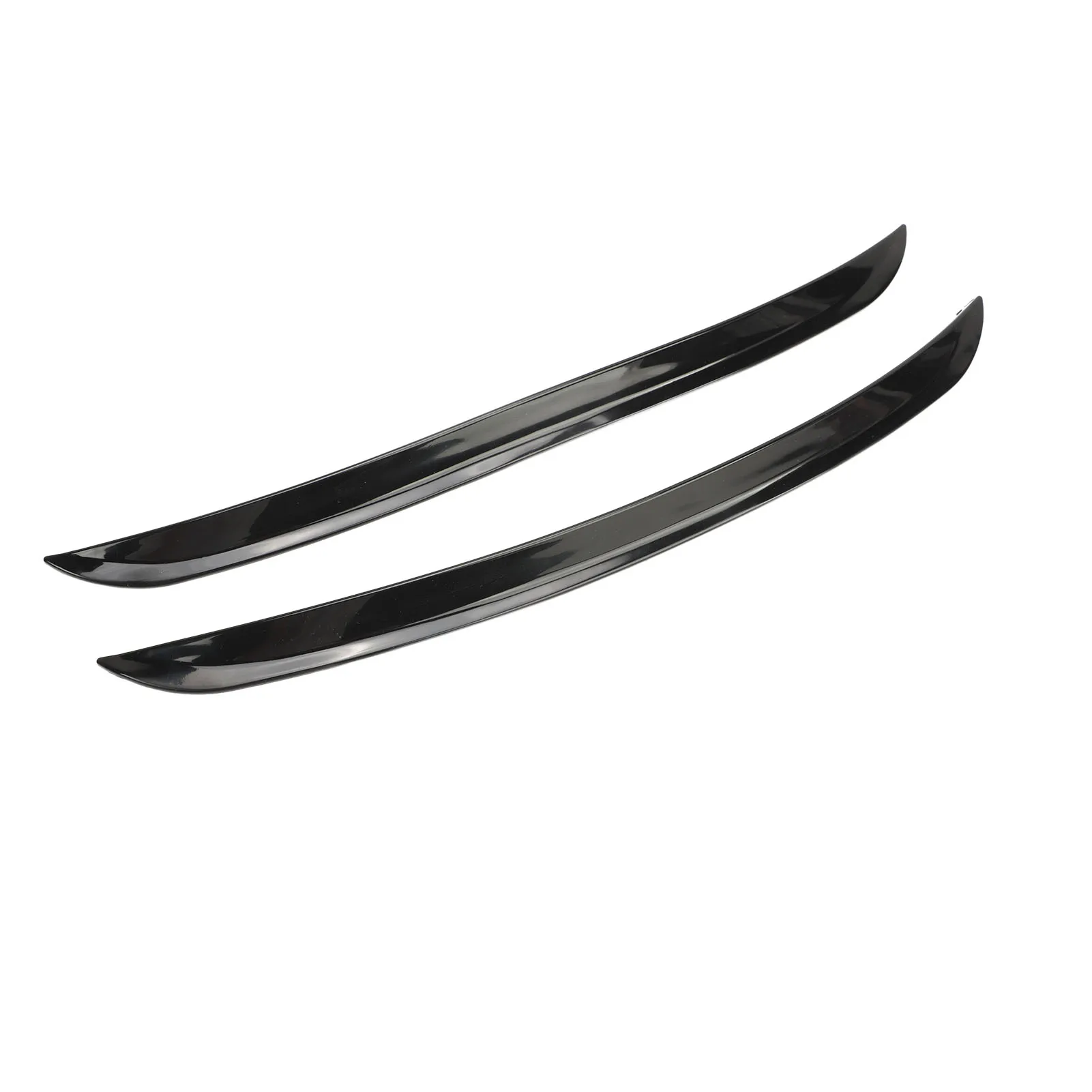 Car Wheel Arch Trim Glossy Black Wheel Eyebrow Strip Protector Flare Moulding Trim Lips Universal Fit For Most Cars