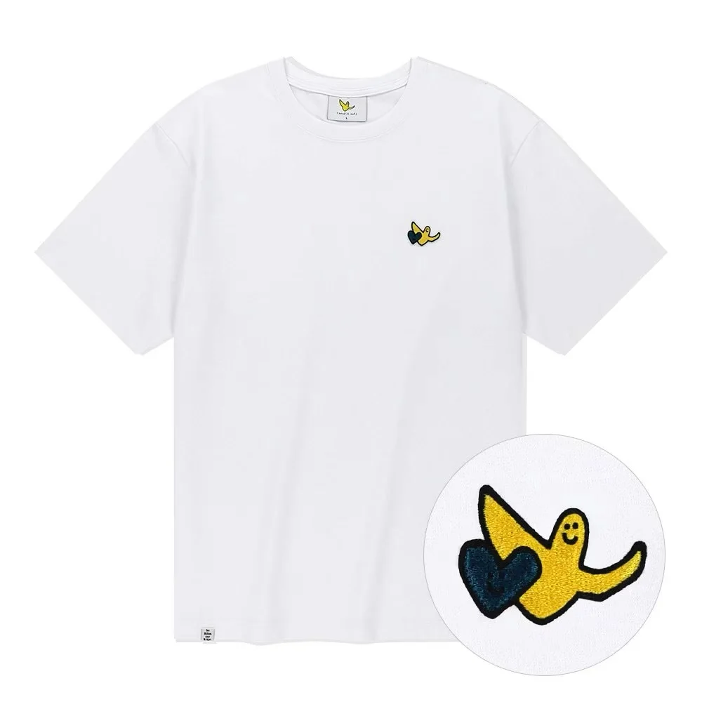 2024 nowa koreańska koszulka z czystej bawełny z krótkim rękawem Xiaofei t-shirt Y2k Trend Plus rozmiar Love mała etykieta t-shirt darmowa wysyłka