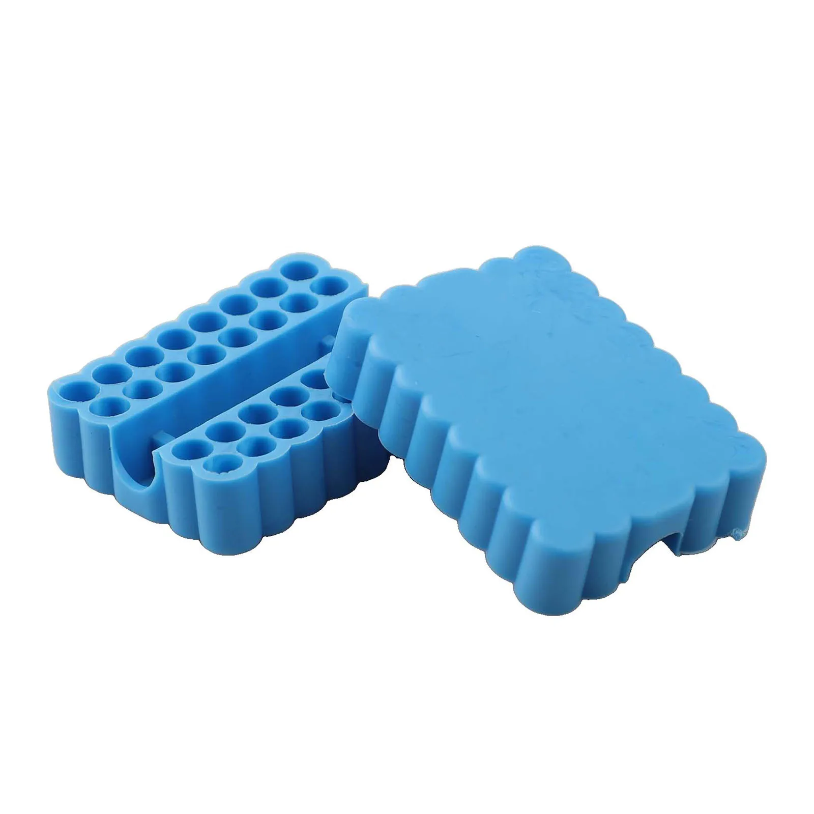 Easy To Organize Bit Organiser 32 Holes Bit Holder 32 Hole Capacity Easy To Carry Lightweight Plastic Material