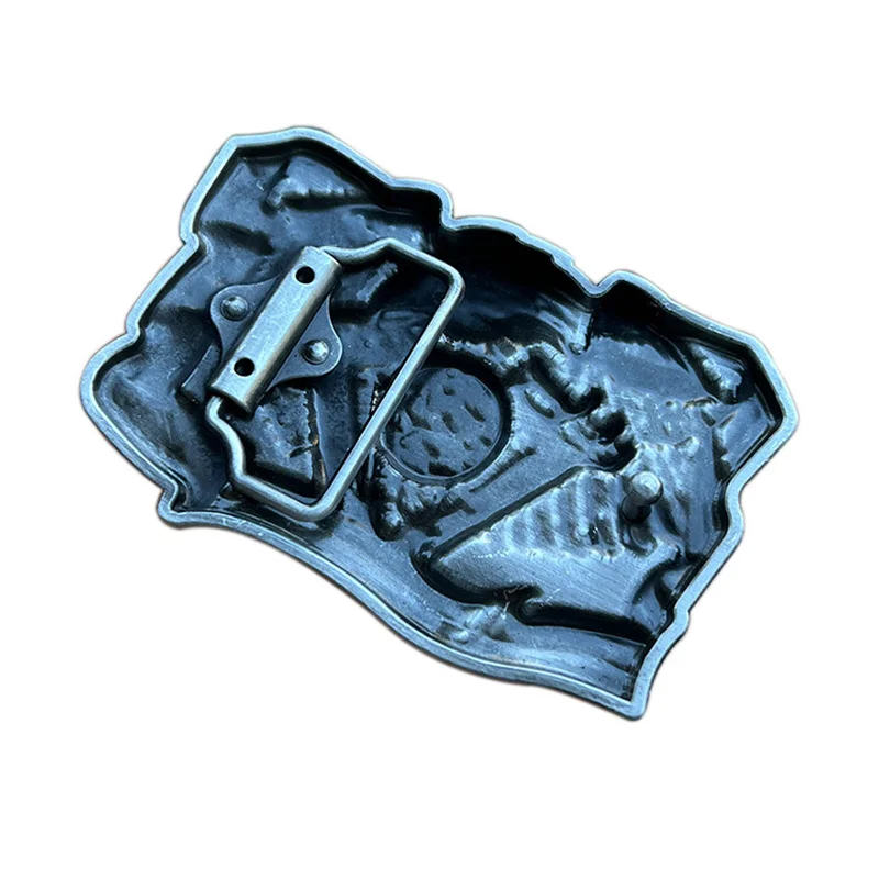 Zinc alloy engine eagle belt buckle