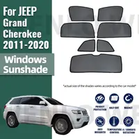 Parasol para coche JEEP Grand Cherokee WK2 2011-2020, parabrisas delantero, cortina de malla magnética, parasol para ventana lateral trasera