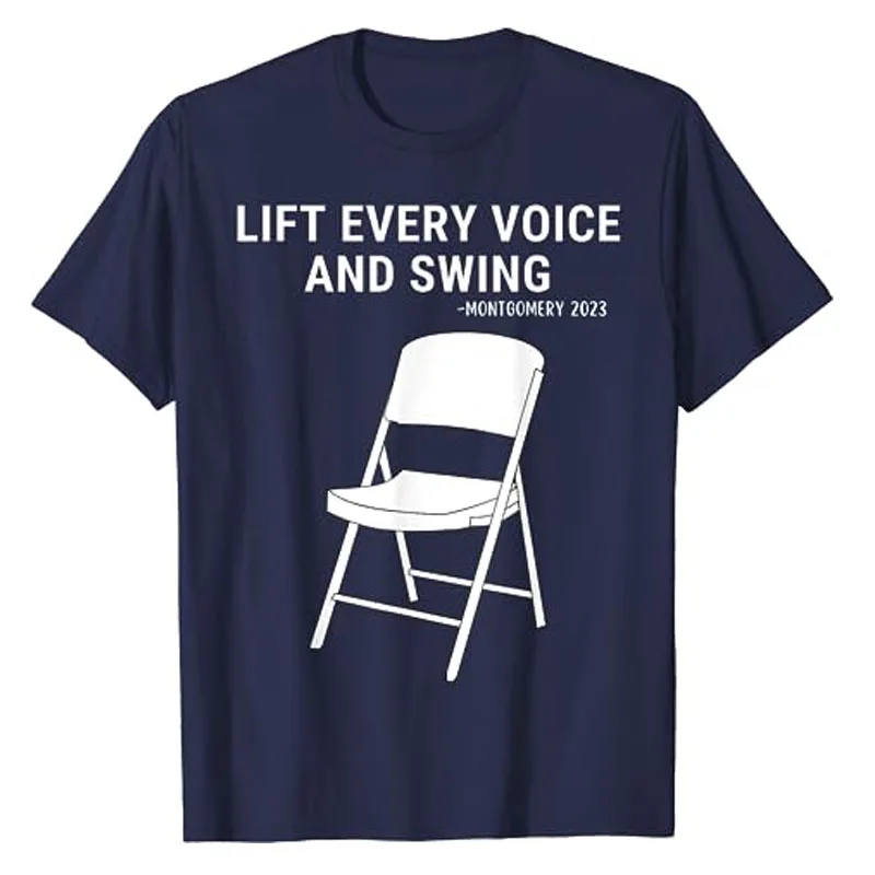 Montgomery Alabama Boat Fight Riverboat Brawl Folding Chair T-Shirt Lift Every Voice and Swing Trending Montgomery Chair Tee Top