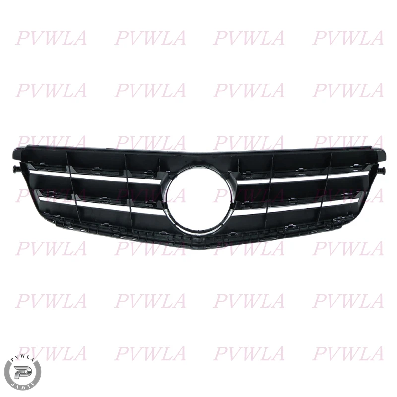 Chrome  Front Bumper Center Grille For Benz  W204 C250 C300 C350 2008 2009 2010 2011 2012 2013 2014 Cover Middle Net 2048800023 view 4
