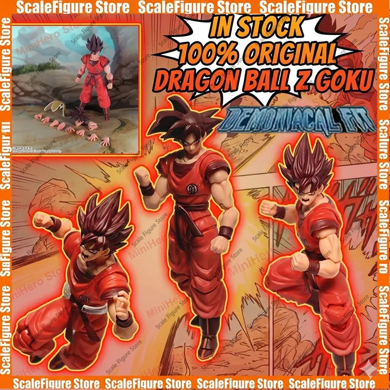 

В наличии: Фигурка Demoniacal Fit Dragon Ball Z SHF Сон Гоку Каё Кен, Алый Мастер боевых искусств, с уровнем силы 16000