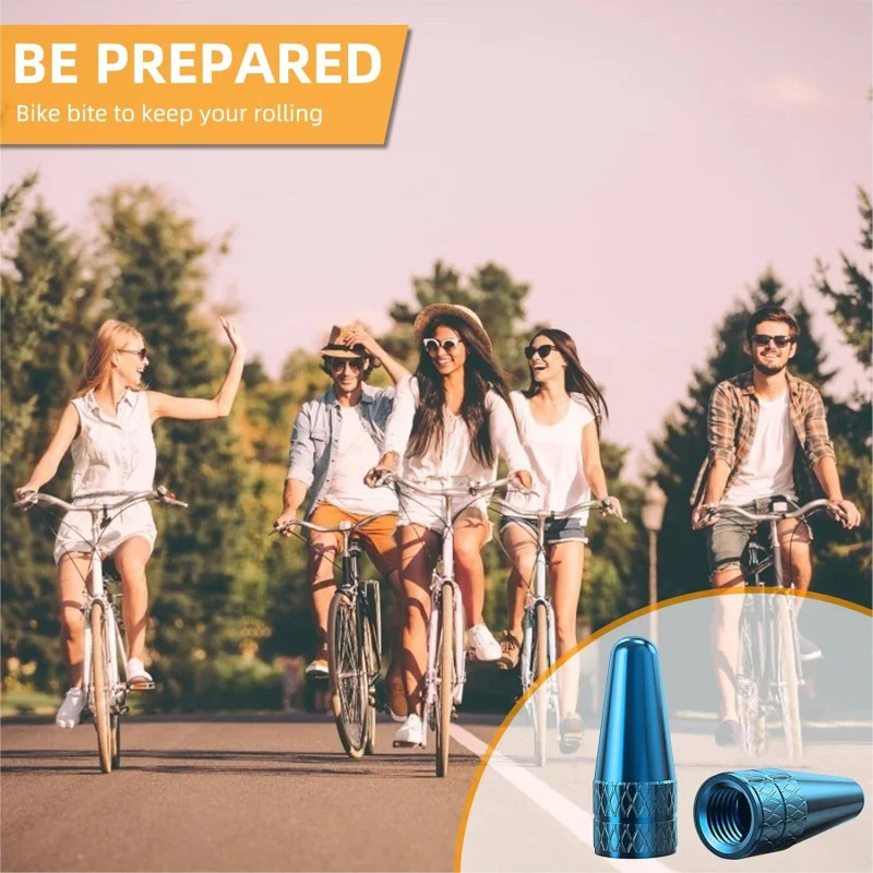 Fahrrad Presta Caps,-Blau(2)