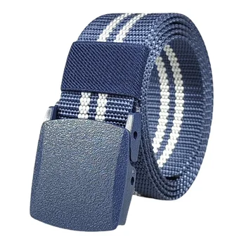 Męski pasek Outdoor Casual Canvas Belt nonmetal Free Training Nylon Tactical Belt With Pants Jeans Sports Belts For Men Women