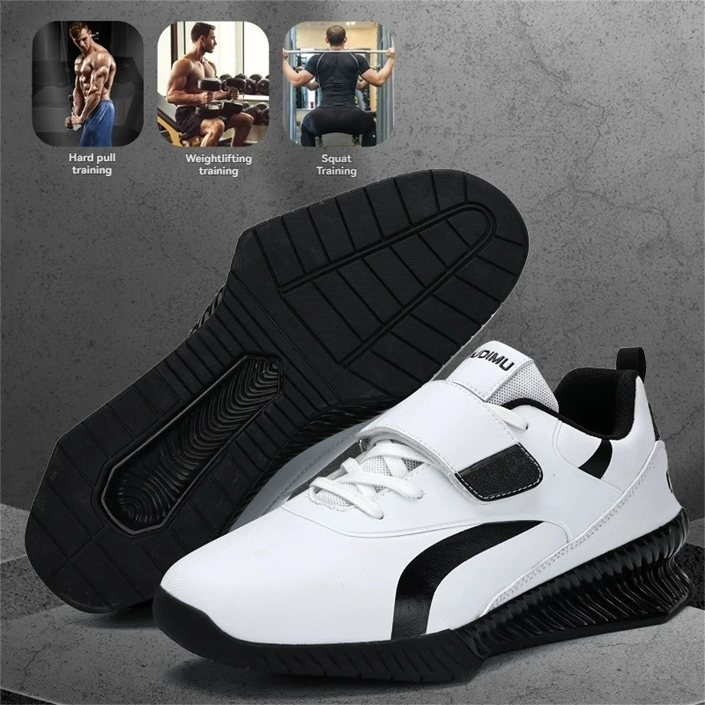 

Профессиональные мужские кроссовки для приседаний/приседаний с отягощениями/тяжелой атлетики: многофункциональные для силовых тренировок в зале, пауэрлифтинга и работы со штангой