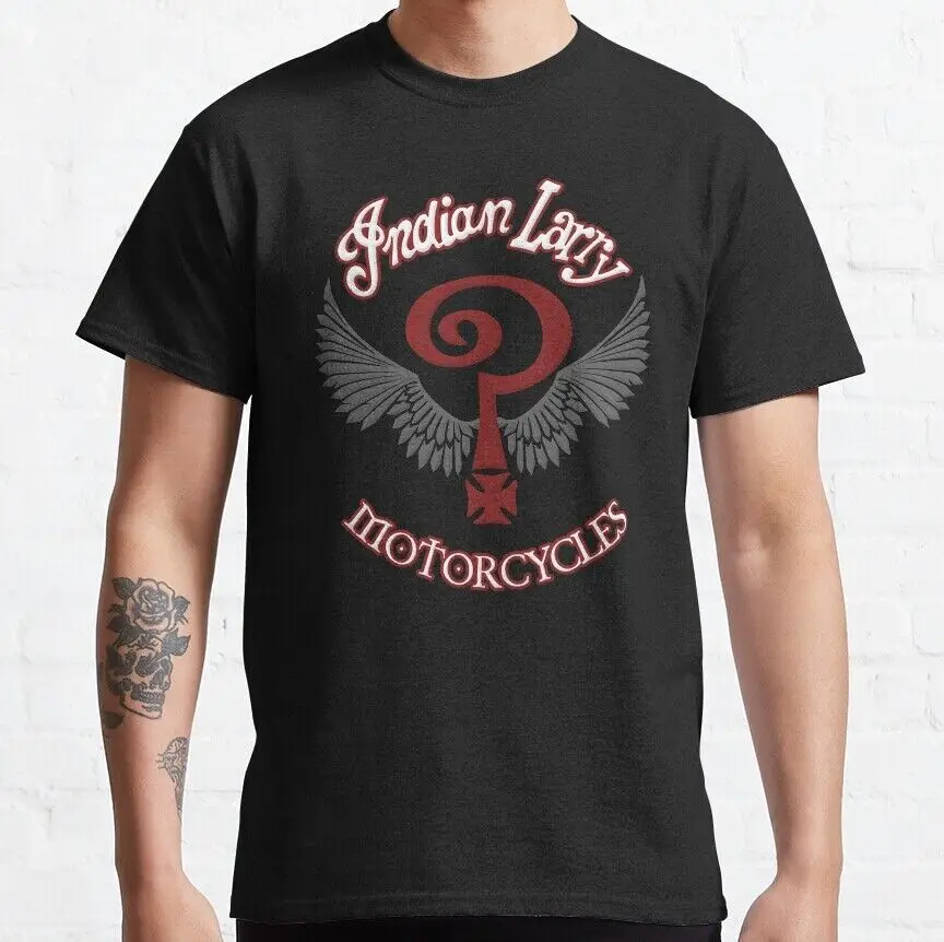 Indian Larry Classic Retro Vintage T-Shirt, S-5XL  High Quality 100%Cotton Short Sleeve