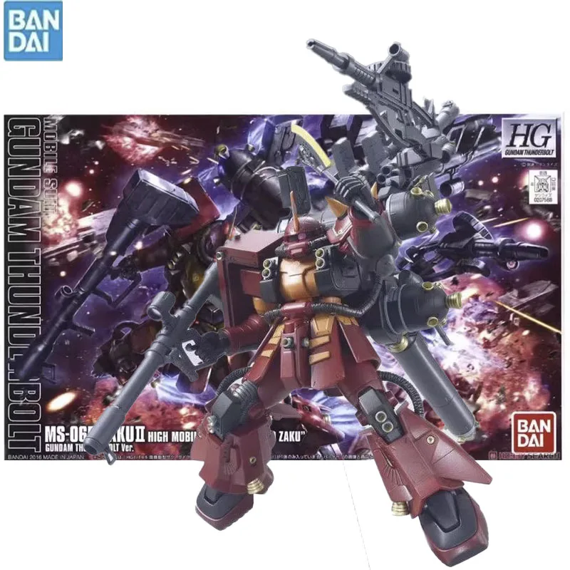 

Bandai Genuine HG Mobile Suit Gundam Thunder Universe Psychic Zaku II Toy Animation Character Joint Movable Gift