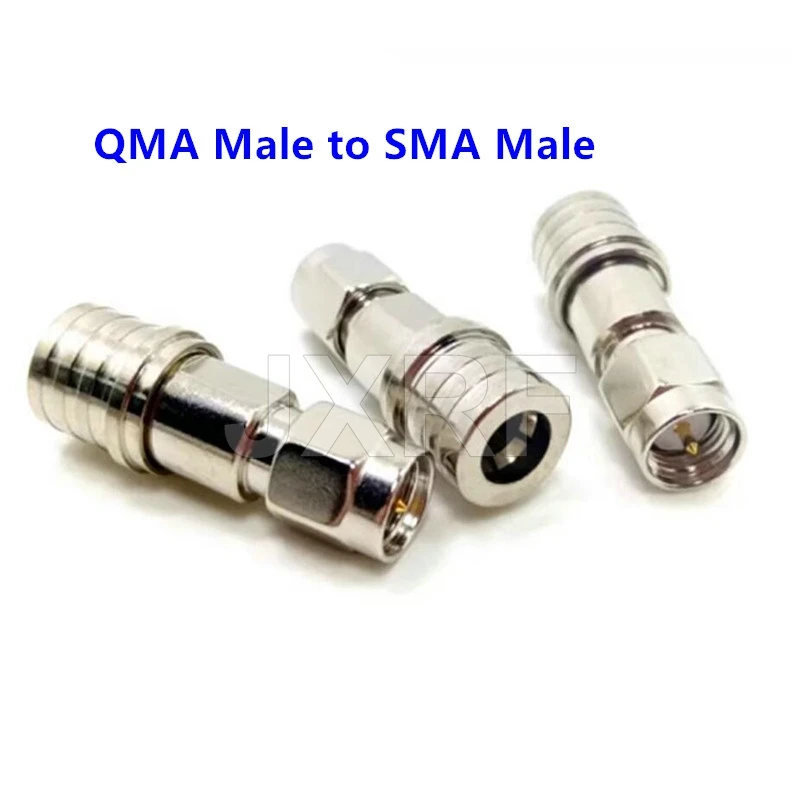 JX-Steckverbinder 1 Stück QMA Stecker auf QMA SMA Stecker Adapter Konvertierungsstecker für FPV-Drohne – Detail 2