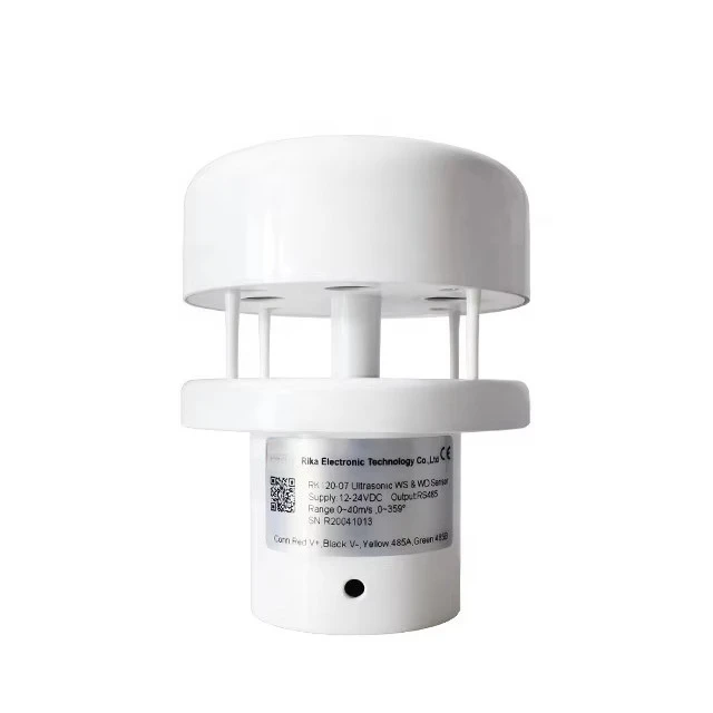 Rika RK120-07 2 in 1 Cheap Price 4-20mA Analog Output Anemometer Ultrasonic Wind Speed Direction Sensor