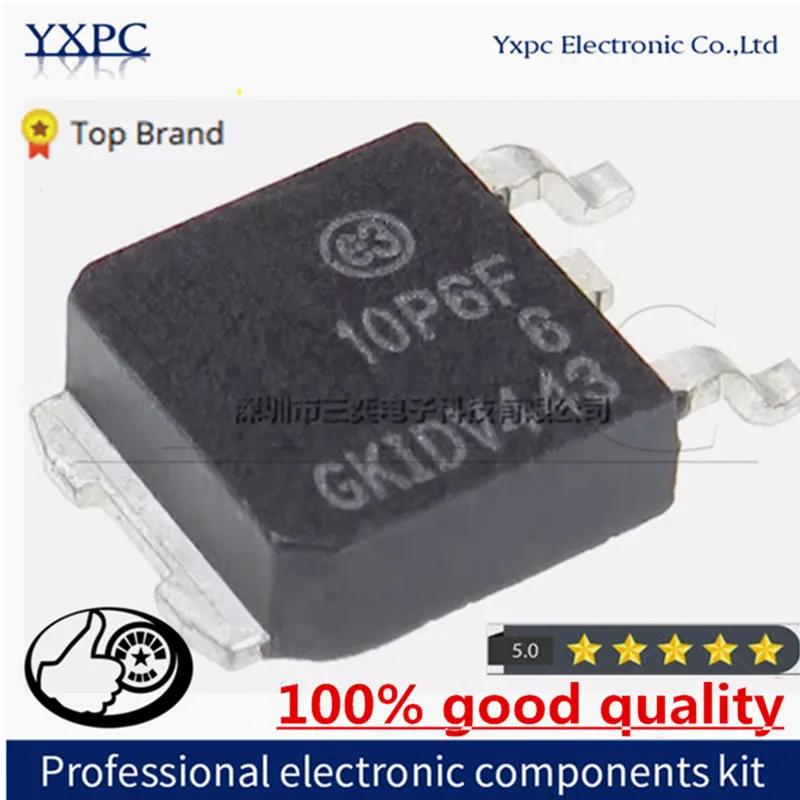 10pcs 10P6F STD10P6F6 TO-252 10P6F6 Chips