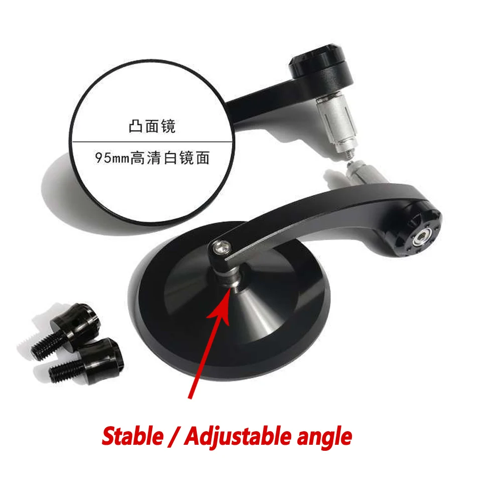Handheld Rearview Mirror For Benda Black Flag 500 Commander 500 Wide Field Rearview Mirror Anti glare Reflective Mirror