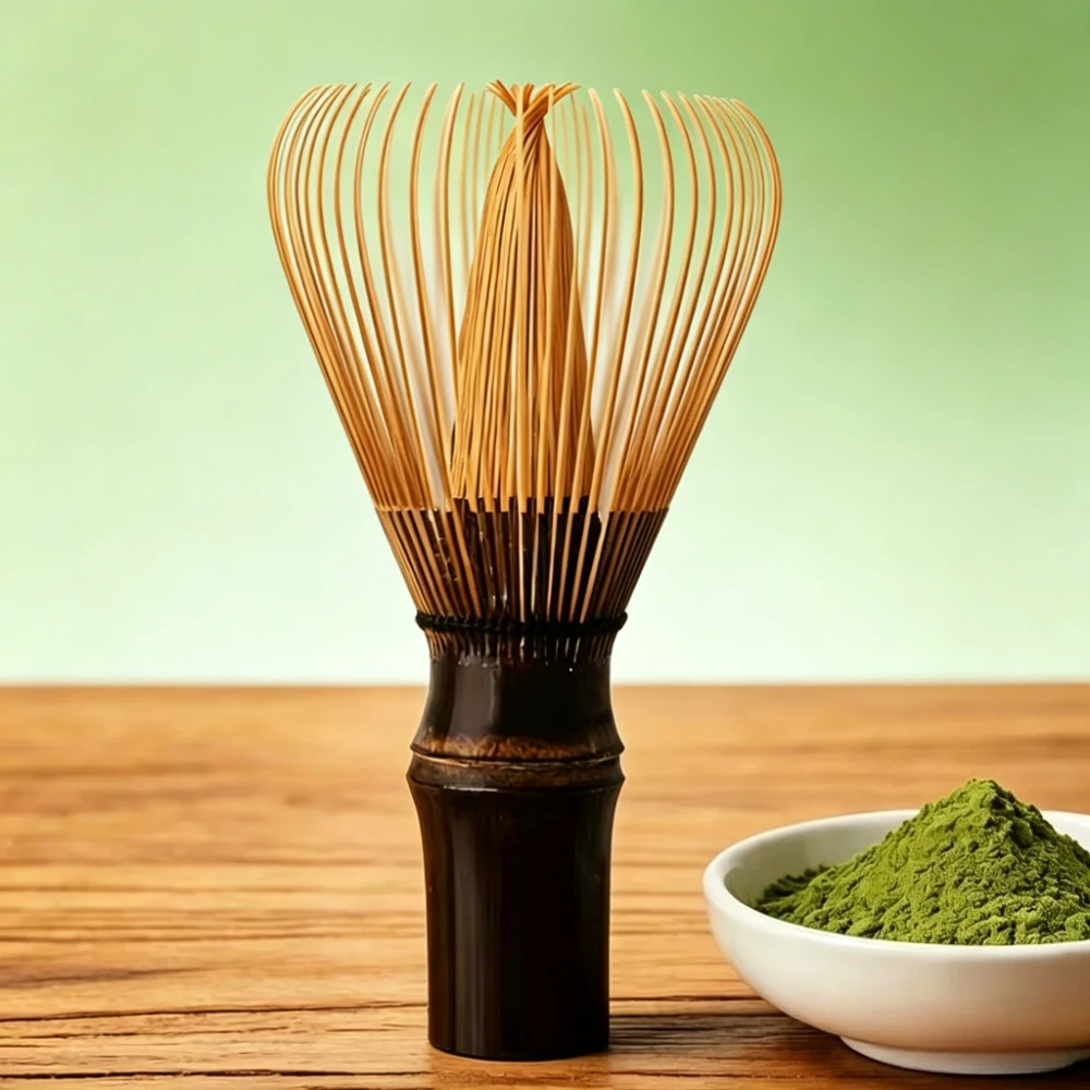Batidor de Matcha de Bambú Leeseph, Batidor Tradicional Japonés Chasen para Matcha - Batidor de Bambú Hecho con Bambú Duradero y Sostenible