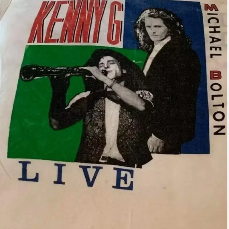 Camiseta Michael Bolton Kenny G para fãs, do tamanho S ao 5XL