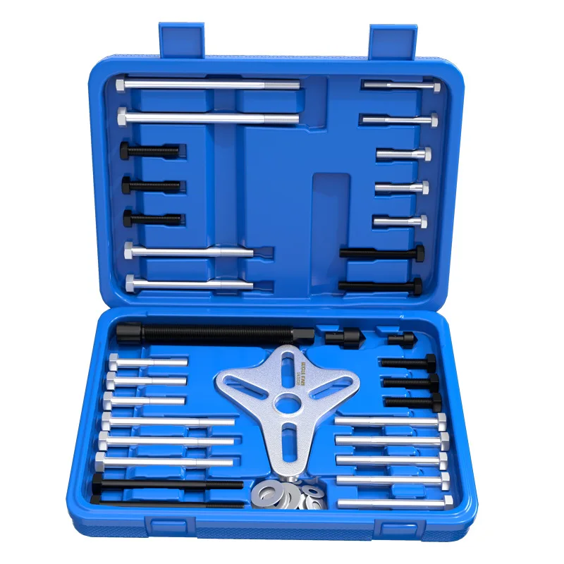 Universal Steering Wheel Remover Tool Set 50pcs Automotive Puller Kit with Storage Case