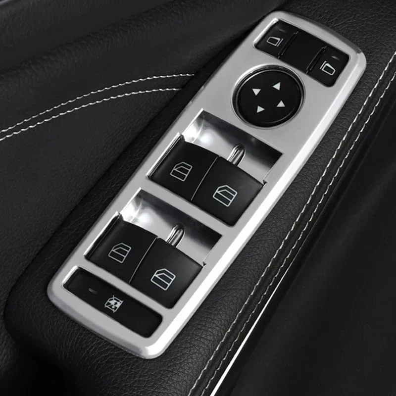 Car Door Audio Speaker Gearshift Panel Door Armrest Cover Trim Sticker for Mercedes Benz E Class Coupe W207 C207 Accessories