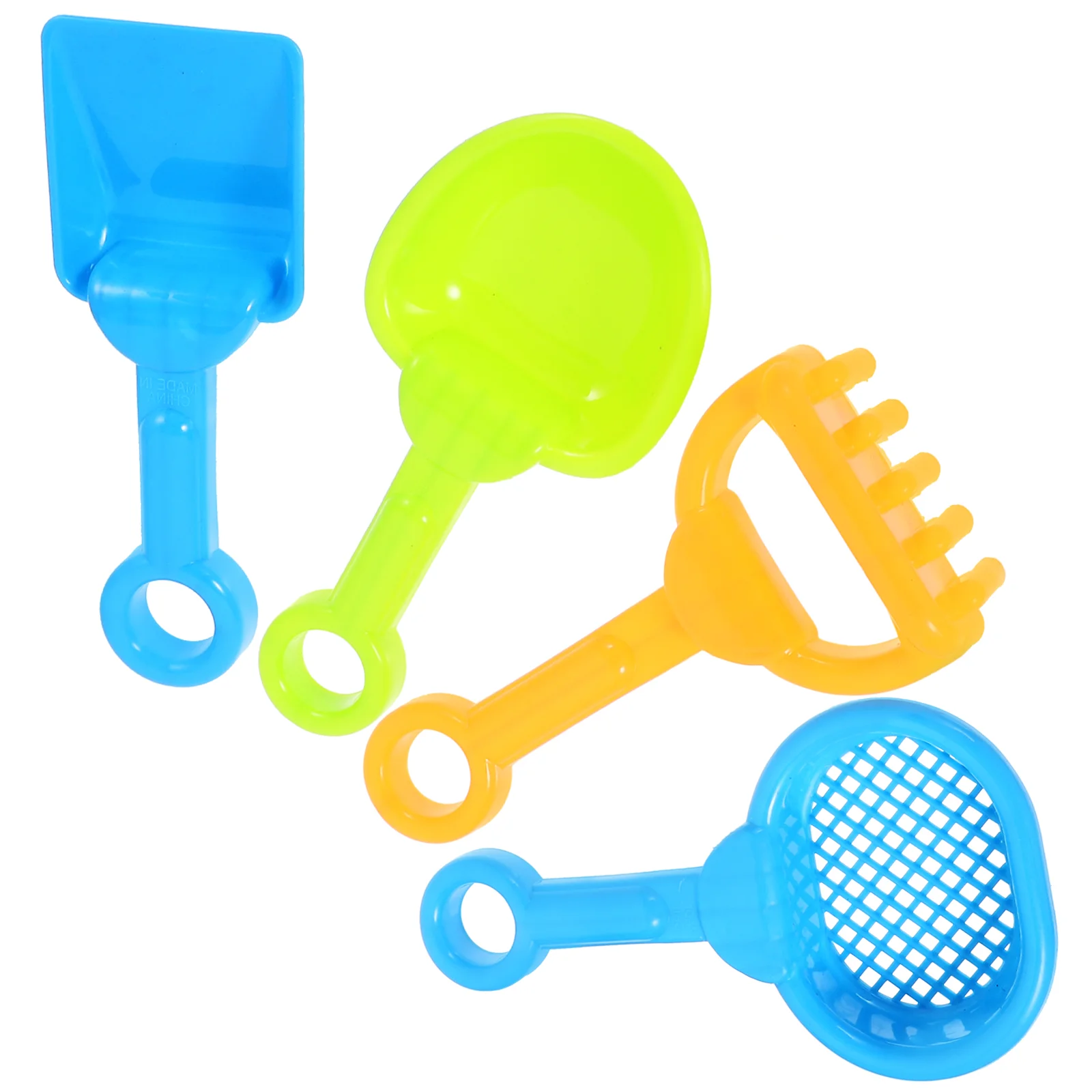 4 Pcs Beach Toy Portable Kids Plaything Mini Toys for Interactive Children Accessory Supply Plastic Wear-resistant